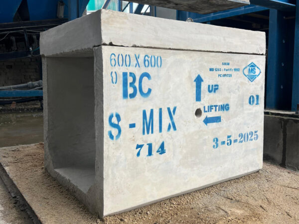 S-Mix Sirim Standard Size Box Culvert