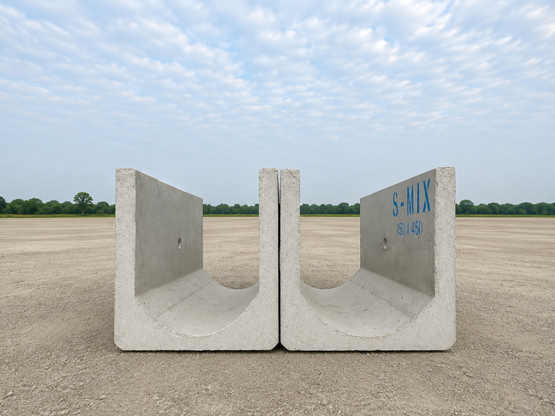 Standard Size U-Drains with Dry Weather Flow