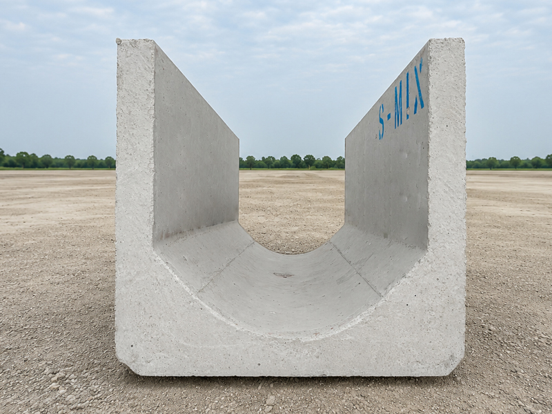 Super Size U-Drains with Dry Weather Flow